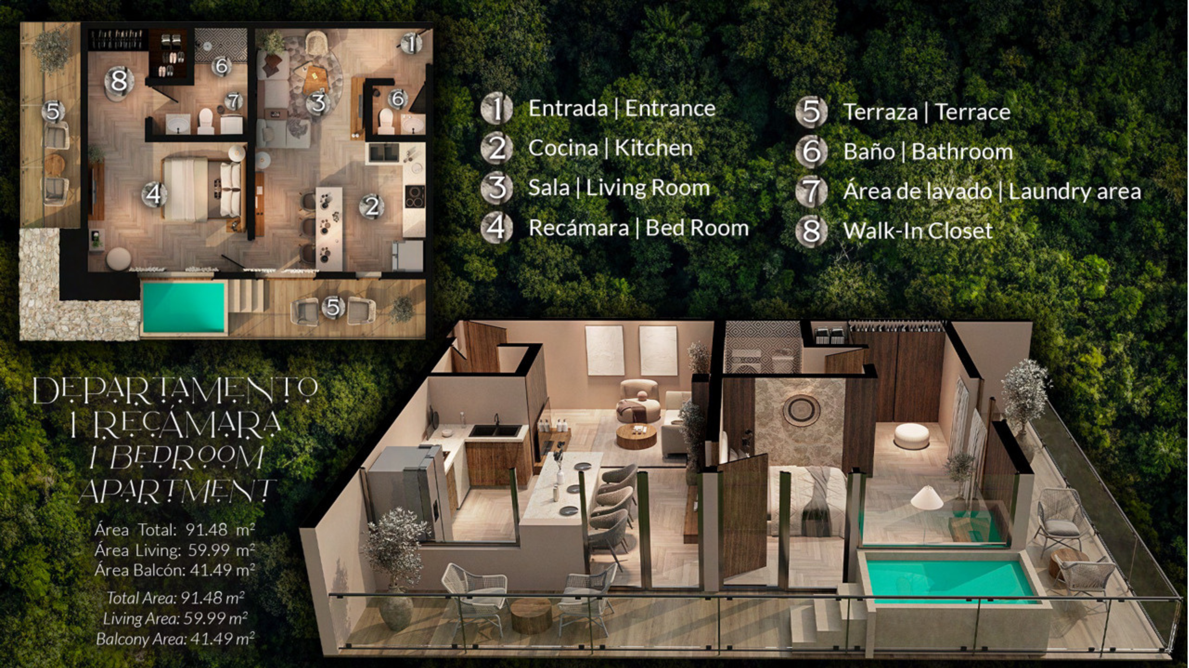 1-Bedroom Residences – Pirámides Tulum Mexico - Thumbnail 5
