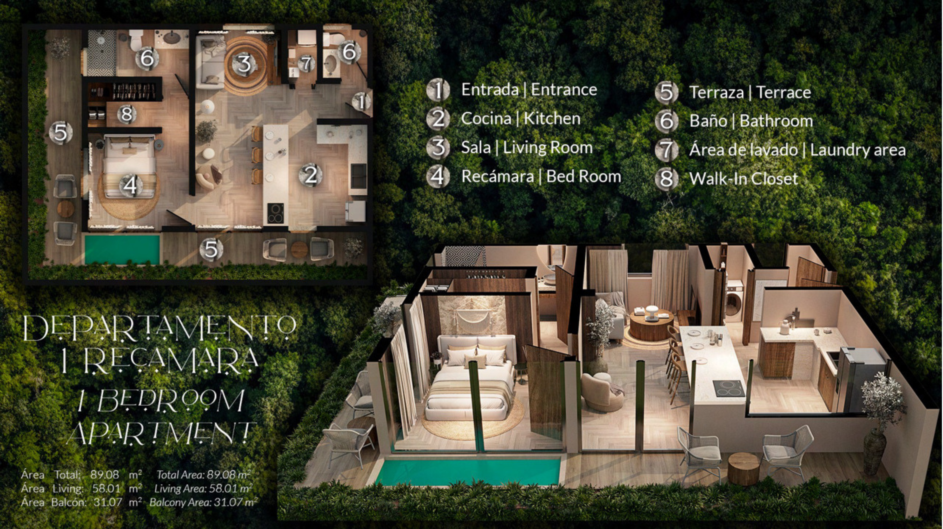 1-Bedroom Residences – Pirámides Tulum Mexico - Thumbnail 3