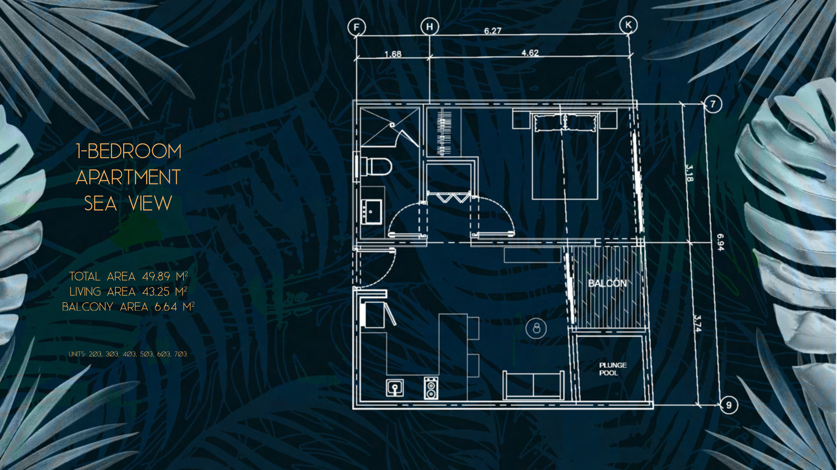 1-Bedroom Apartments with Sea or Garden View – Ocean View, Tulum, Mexico