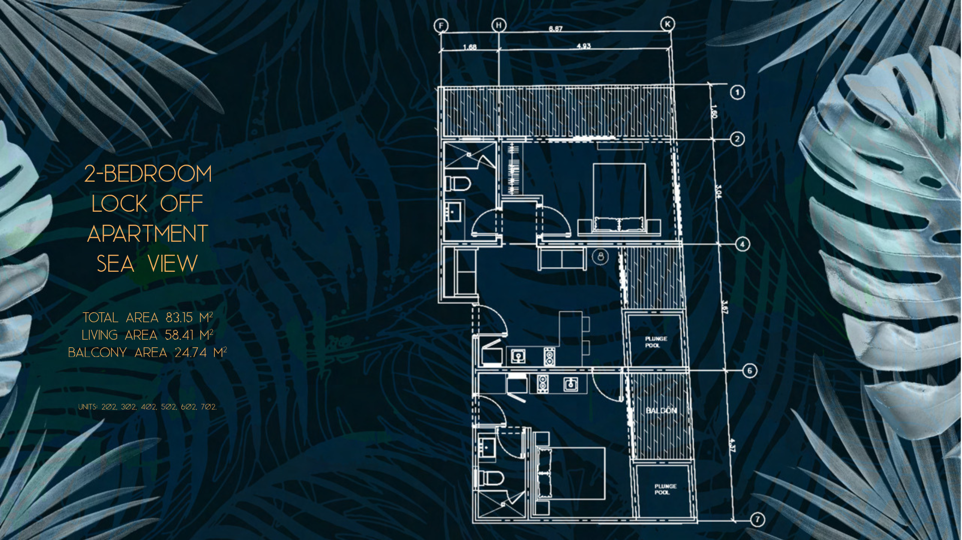 2-Bedroom Lock-Off Residences – Ocean View, Tulum Mexico - Thumbnail 2