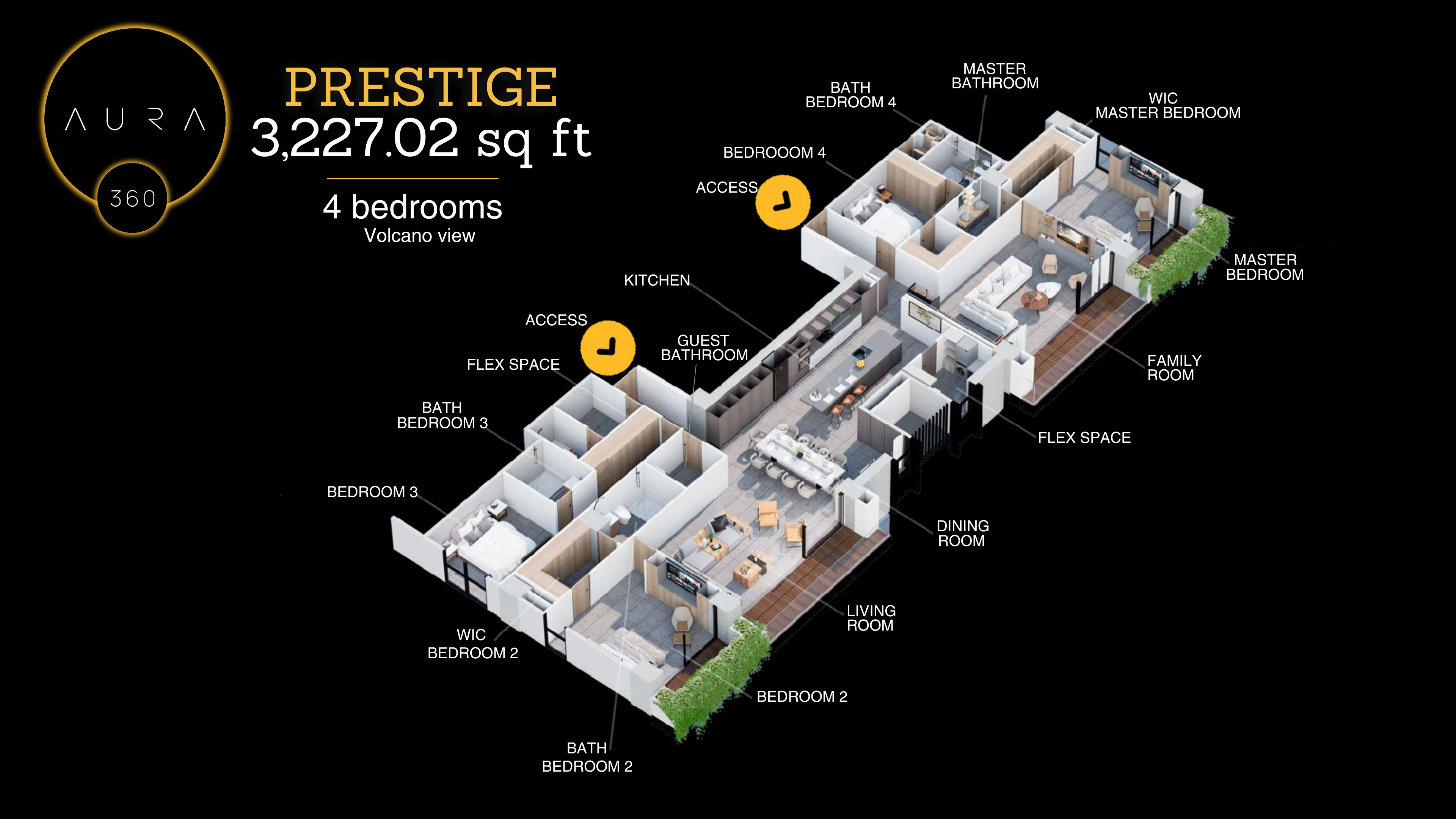 Aura360 – 4 Bedroom Apartments - San Salvador - El Salvador - Thumbnail 2