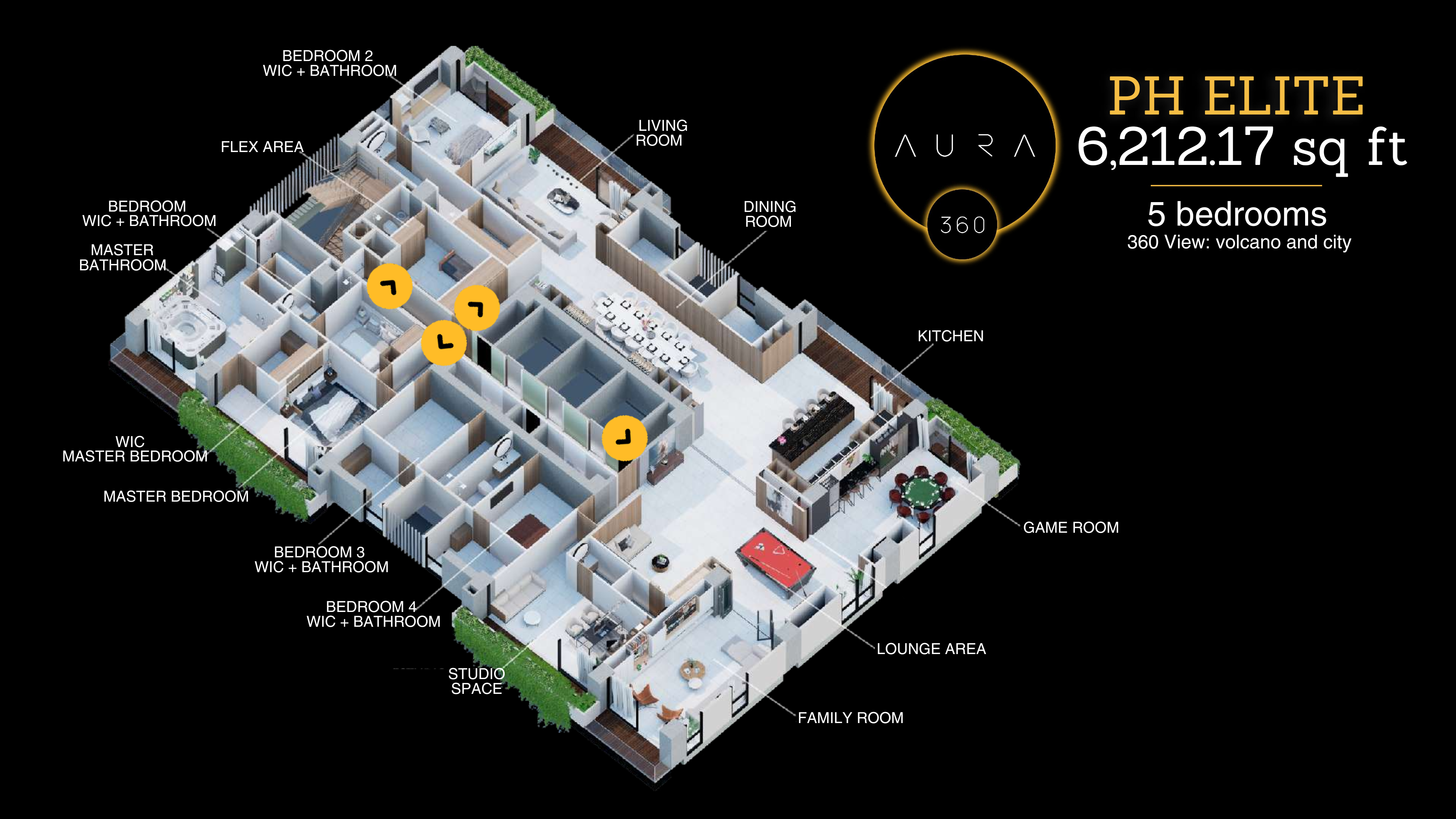 Aura360 – 5 Bedroom Apartments - San Salvador - El Salvador - Thumbnail 2