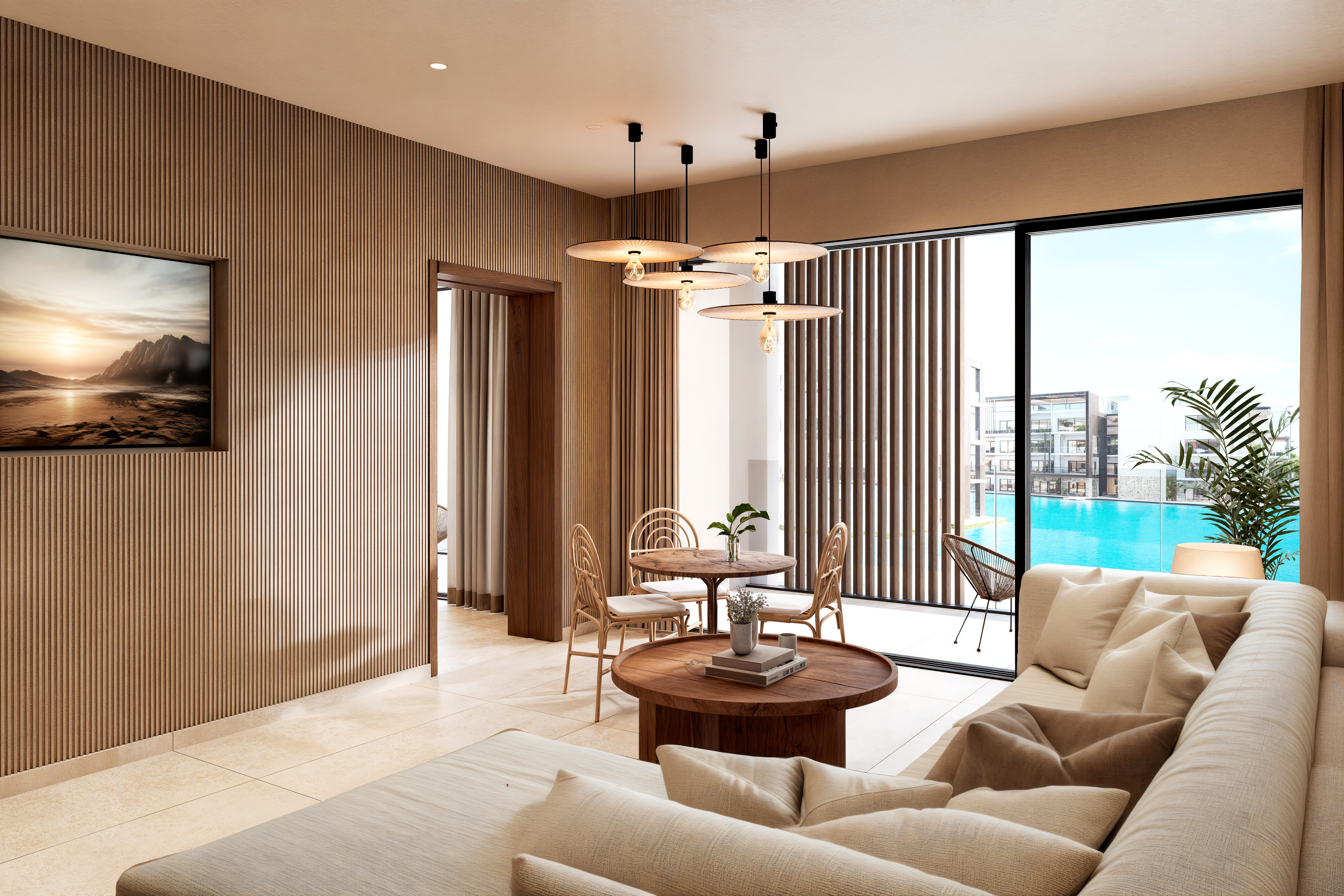 Master Suite Pool View – Oceana Boutique Residences - Image 2