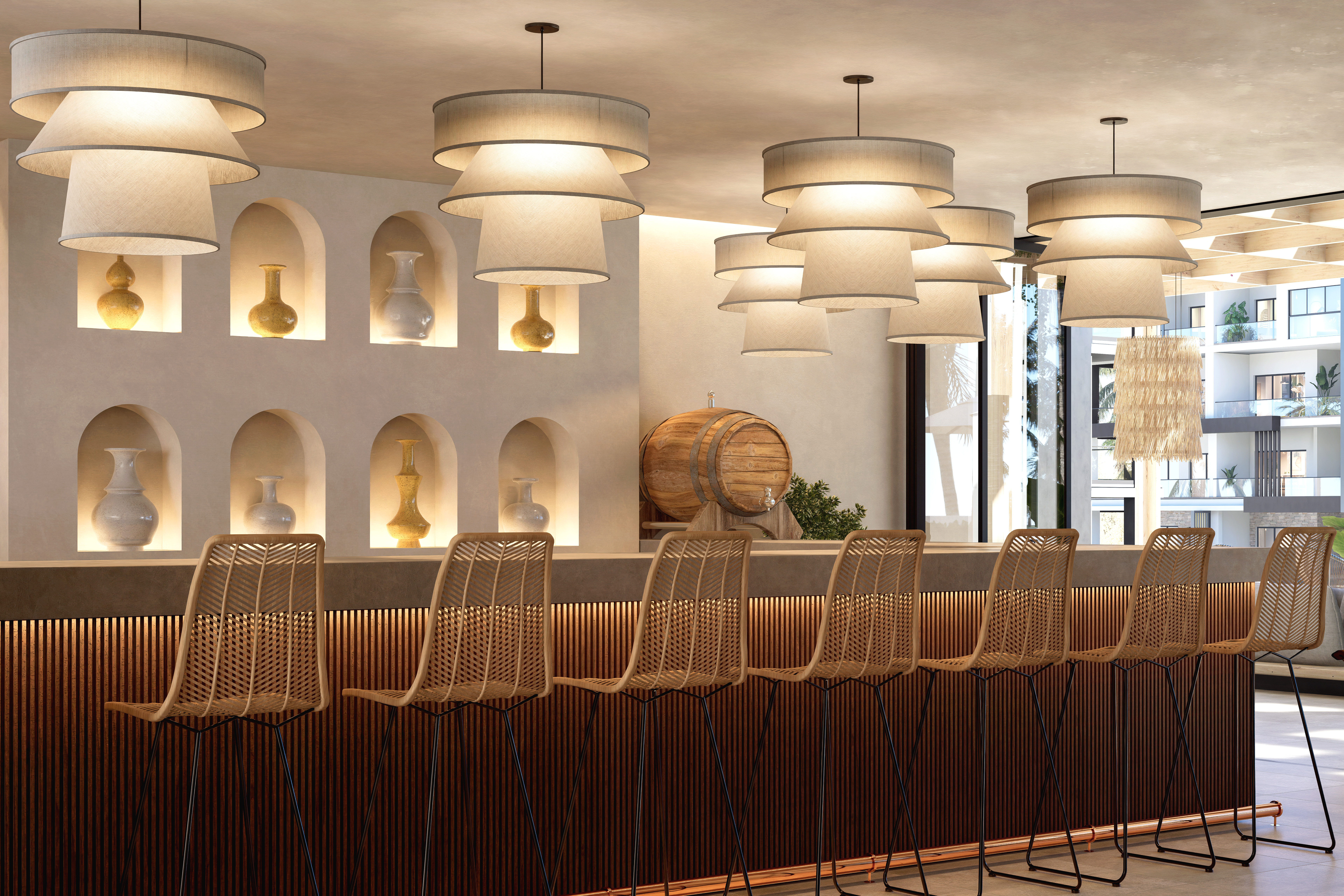 Master Suite Pool View – Oceana Boutique Residences - Image 5